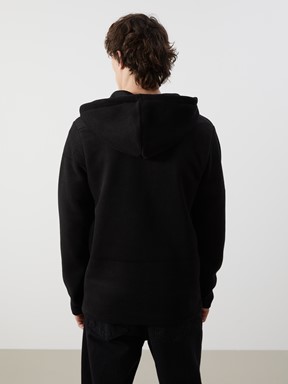 Fermuarlı Sweatshirt YENİ SİYAH