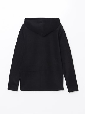 Fermuarlı Sweatshirt YENİ SİYAH