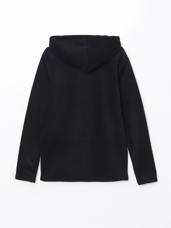 Fermuarlı Sweatshirt YENİ SİYAH