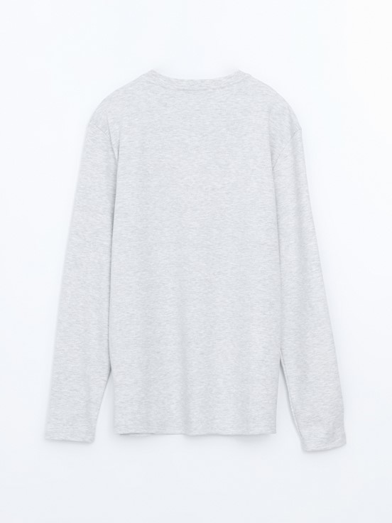 Tişört TAŞ RENGİ MELANJ