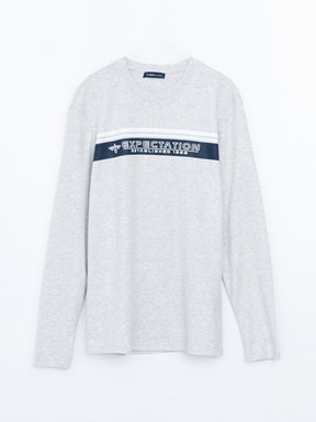 Tişört TAŞ RENGİ MELANJ