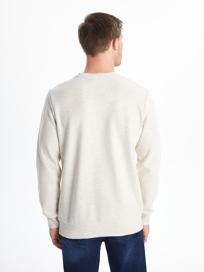 Sweatshirt KOYU BEJ MELANJ
