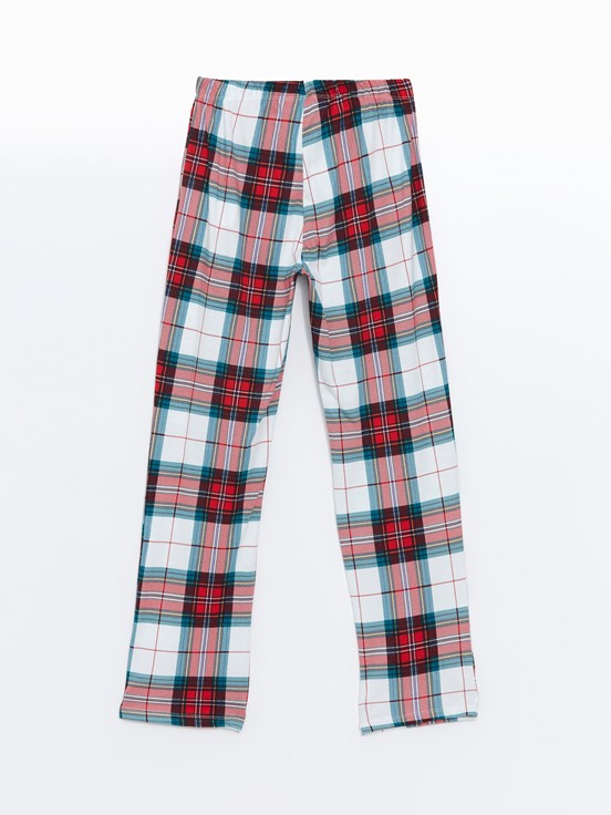 Pijama Takım CANLI KIRMIZI BASKILI