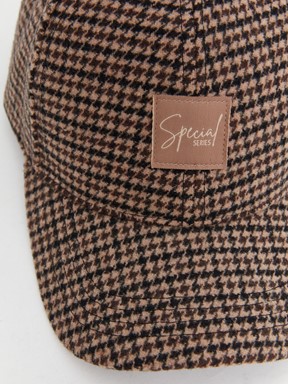 Kep Şapka KAHVERENGİ EKOSELİ