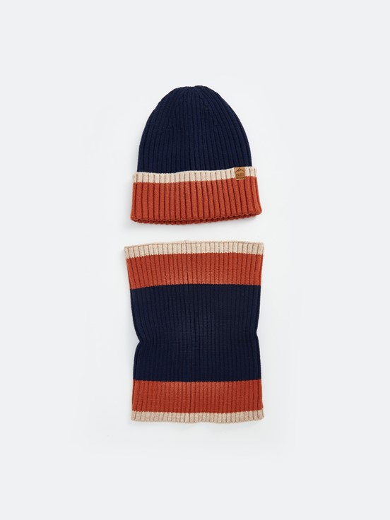 Atkı, Bere ve Eldiven Takım LACİVERT