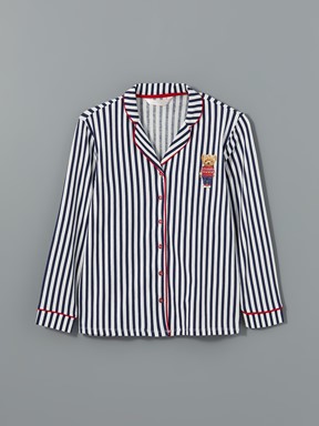 Pijama Takım LACİVERT ÇİZGİLİ