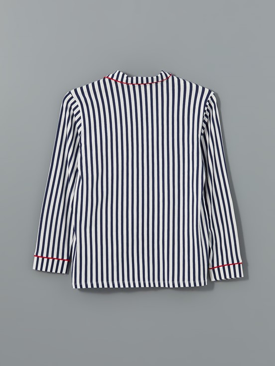 Pijama Takım LACİVERT ÇİZGİLİ