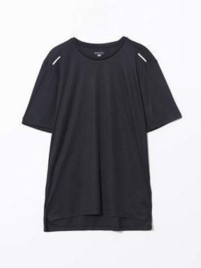 LCW SPORTS Bisiklet Yaka Kısa Kollu Erkek Spor Tişört YENİ SİYAH