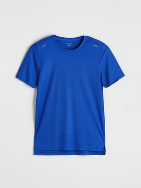 LCW SPORTS Bisiklet Yaka Kısa Kollu Erkek Spor Tişört KOYU INDIGO