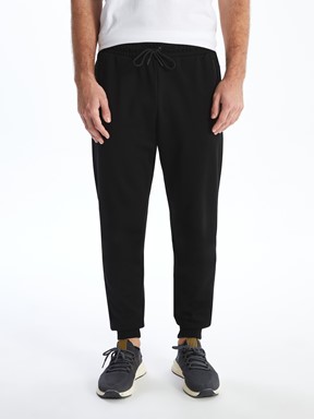 Slim Fit Erkek Jogger Eşofman Altı YENİ SİYAH