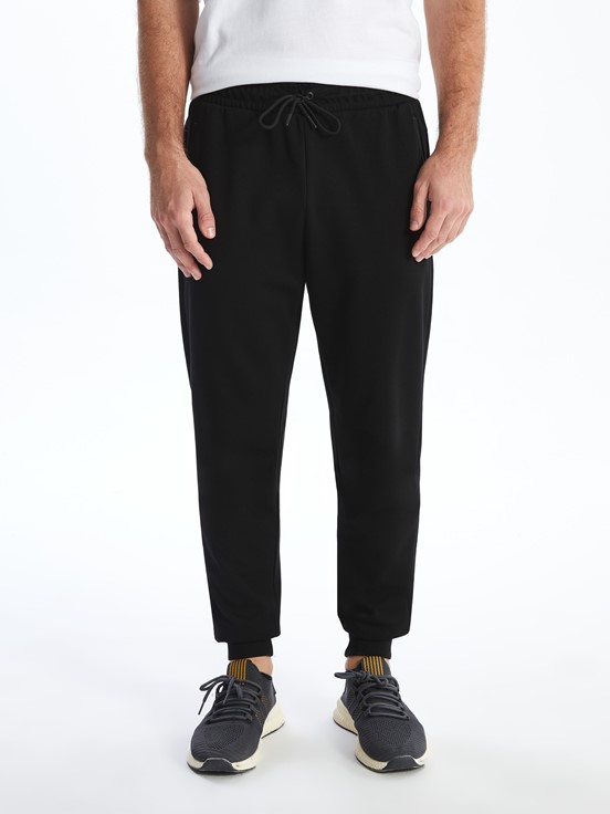 Slim Fit Erkek Jogger Eşofman Altı YENİ SİYAH