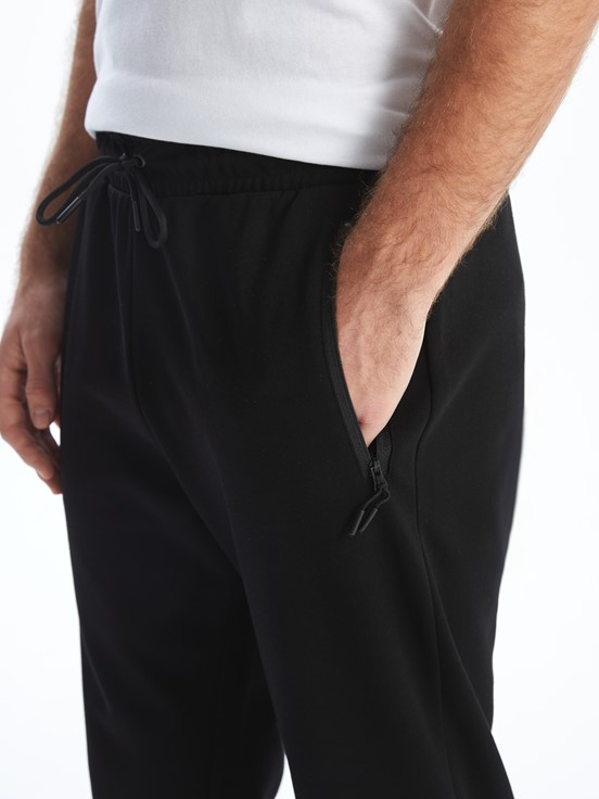 Slim Fit Erkek Jogger Eşofman Altı YENİ SİYAH