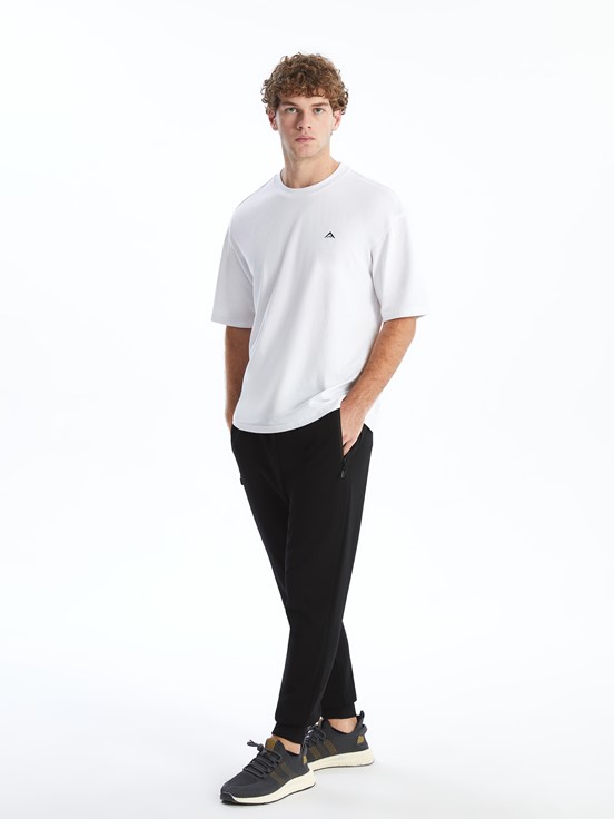 Slim Fit Erkek Jogger Eşofman Altı YENİ SİYAH