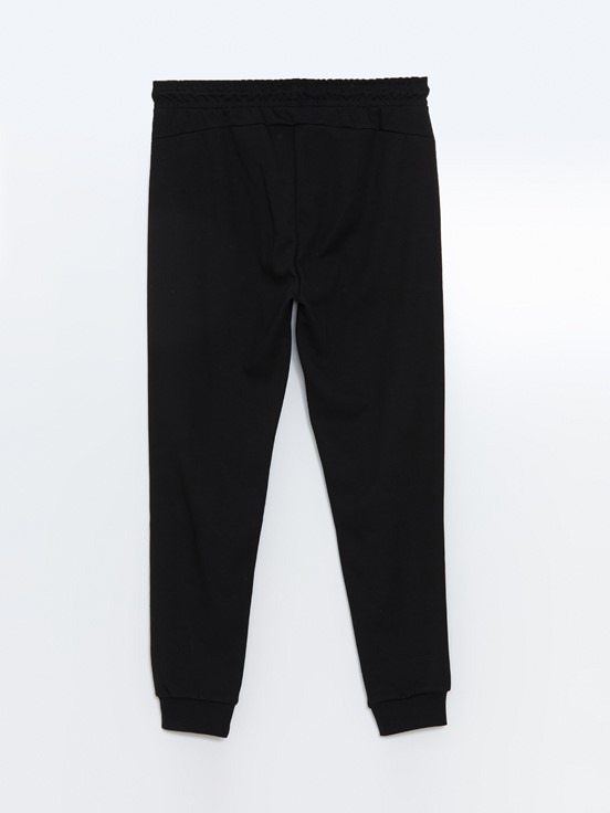 Slim Fit Erkek Jogger Eşofman Altı YENİ SİYAH