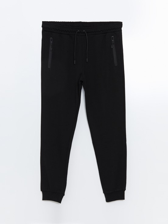 Slim Fit Erkek Jogger Eşofman Altı YENİ SİYAH