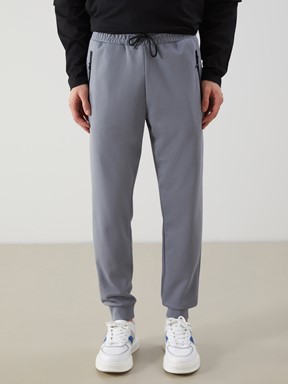 Slim Fit Erkek Jogger Eşofman Altı AÇIK ANTRASİT