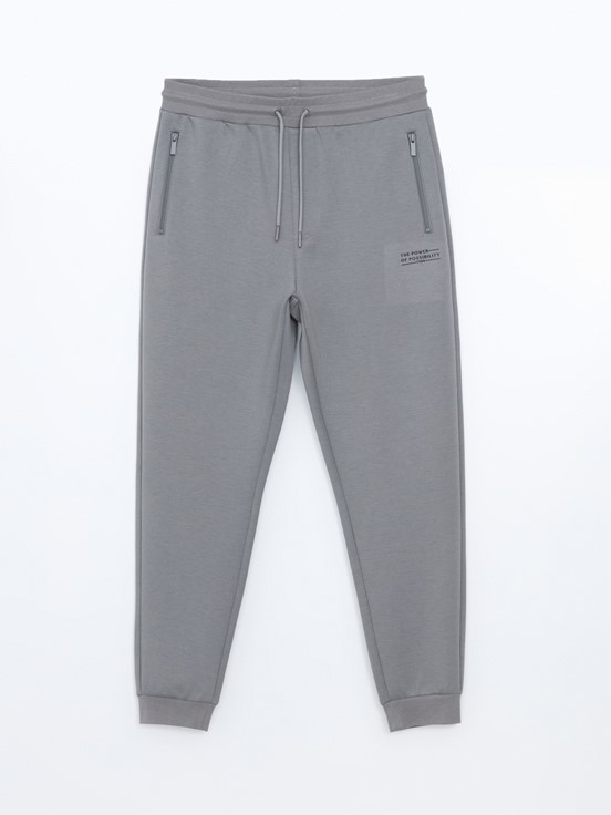Standart Kalıp Erkek Jogger Eşofman Altı GRİ