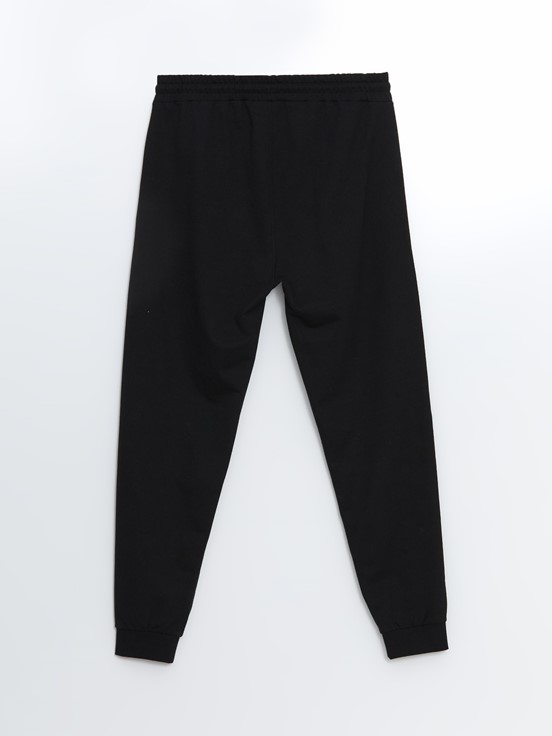 Standart Kalıp Erkek Jogger Eşofman Altı YENİ SİYAH