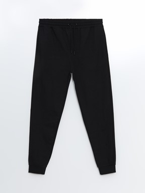 Standart Kalıp Erkek Jogger Eşofman Altı YENİ SİYAH