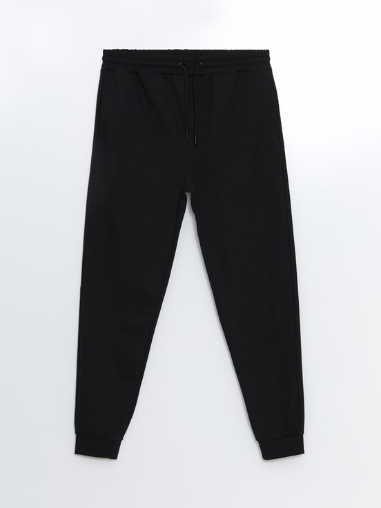 Standart Kalıp Erkek Jogger Eşofman Altı YENİ SİYAH
