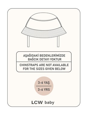 Bucket Şapka EKRU BASKILI