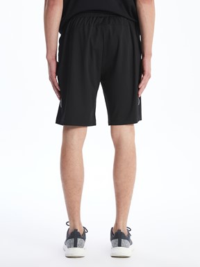 Slim Fit Erkek Spor Şort YENİ SİYAH