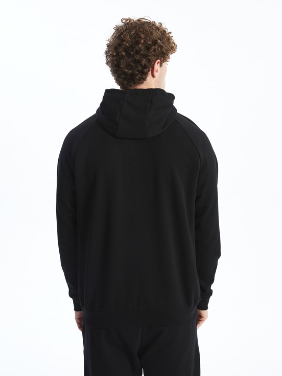 Fermuarlı Sweatshirt YENİ SİYAH