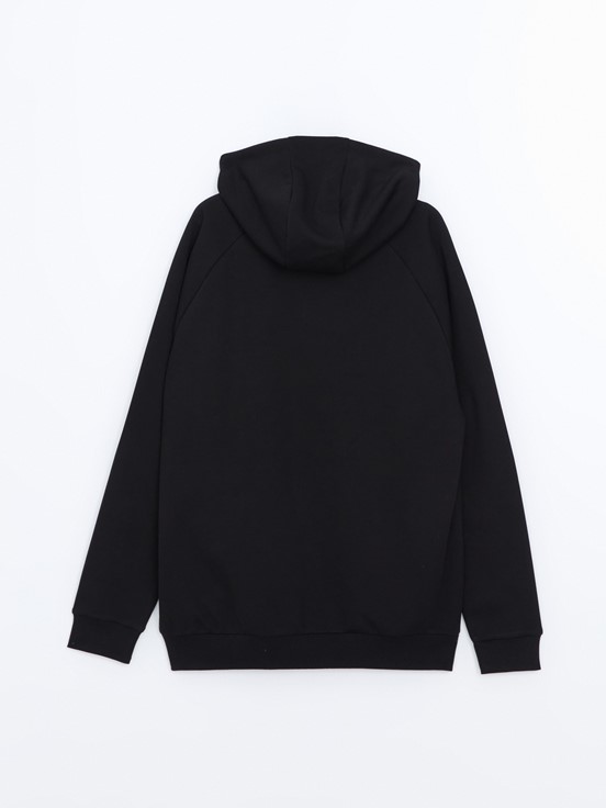 Fermuarlı Sweatshirt YENİ SİYAH