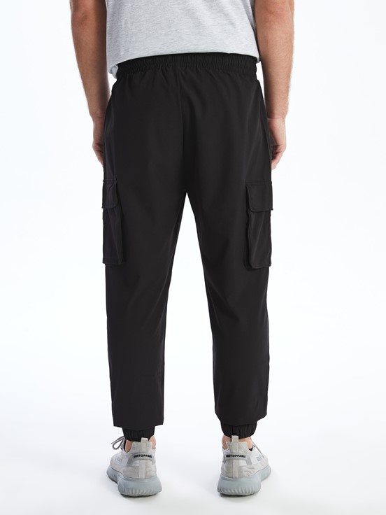 Slim Fit Erkek Jogger Eşofman Altı YENİ SİYAH