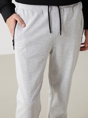 Standart Kalıp Erkek Jogger Eşofman Altı GRİ MELANJ