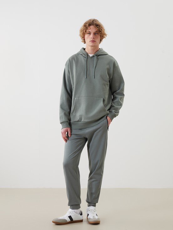 Standart Kalıp Erkek Jogger Eşofman Altı AÇIK HAKİ