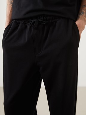 LCW BASIC Rahat Kalıp Erkek Jogger Eşofman Altı YENİ SİYAH