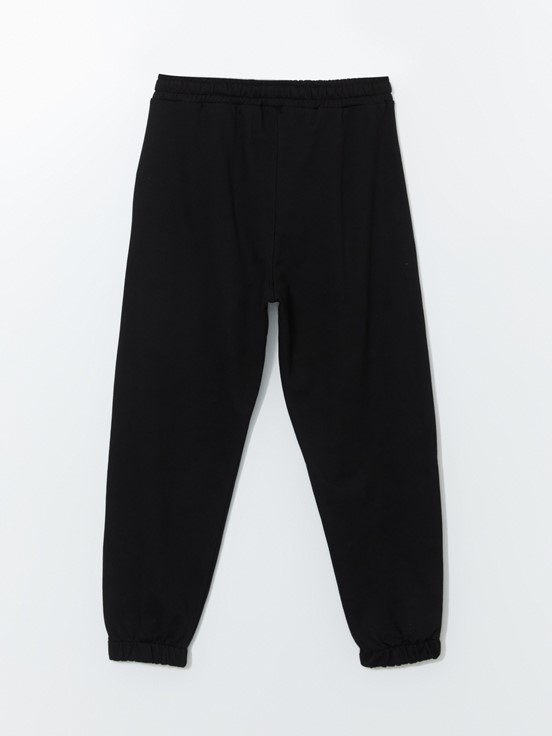 LCW BASIC Rahat Kalıp Erkek Jogger Eşofman Altı YENİ SİYAH
