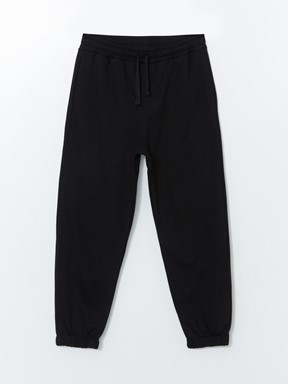 LCW BASIC Rahat Kalıp Erkek Jogger Eşofman Altı YENİ SİYAH