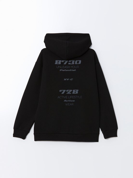 Fermuarlı Sweatshirt YENİ SİYAH