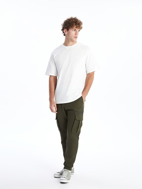 Slim Fit Erkek Kargo Pantolon GRİ