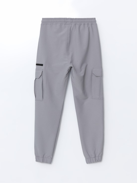 Slim Fit Erkek Kargo Pantolon GRİ