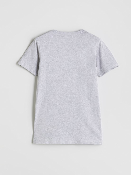Şortlu Pijama Takımı AÇIK GRİ MELANJ