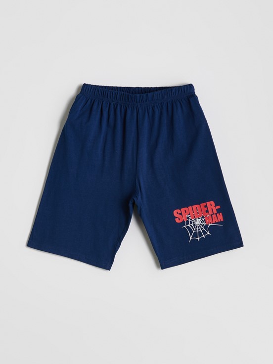 Şortlu Pijama Takımı AÇIK GRİ MELANJ