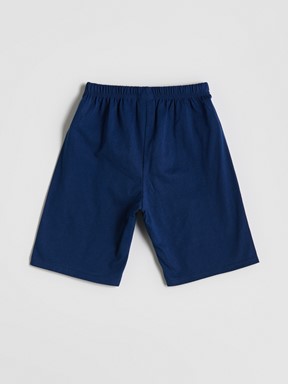Şortlu Pijama Takımı AÇIK GRİ MELANJ