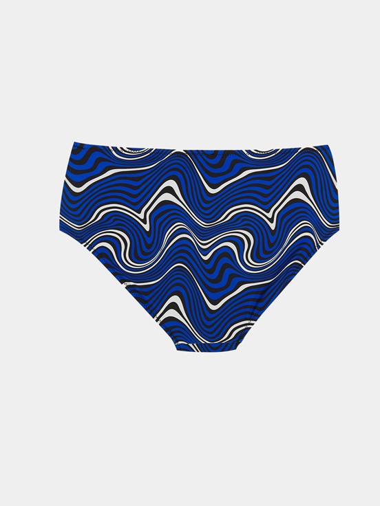 Bikini Alt MAVİ BASKILI