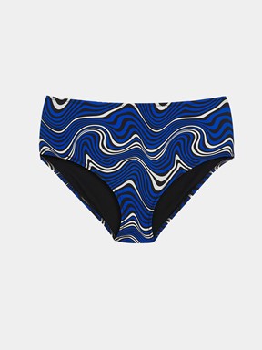 Bikini Alt MAVİ BASKILI