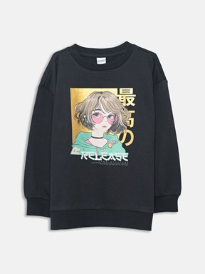 Sweatshirt GRİ MELANJ