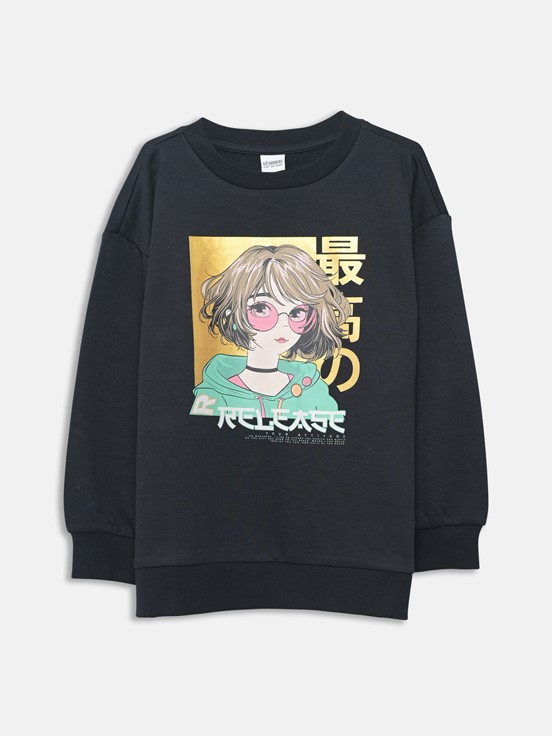 Sweatshirt GRİ MELANJ