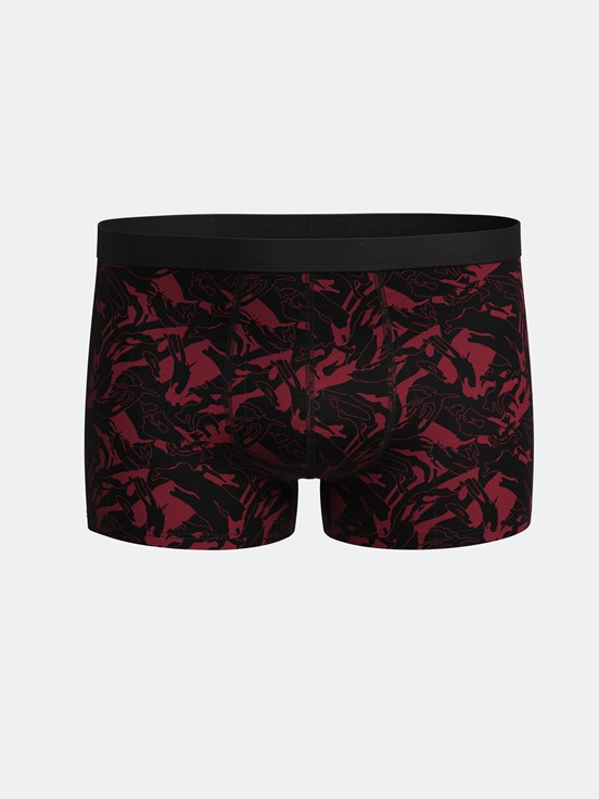 Boxer KIRMIZI BASKILI