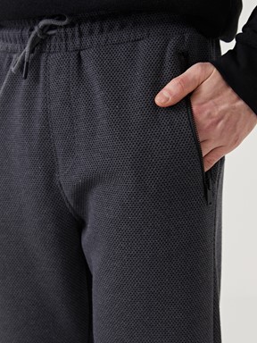 Standart Kalıp Erkek Jogger Eşofman Altı ANTRASİT MELANJ
