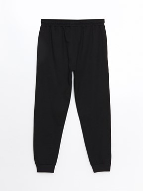 Standart Kalıp Erkek Jogger Eşofman Altı YENİ SİYAH