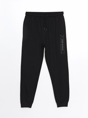 Standart Kalıp Erkek Jogger Eşofman Altı YENİ SİYAH