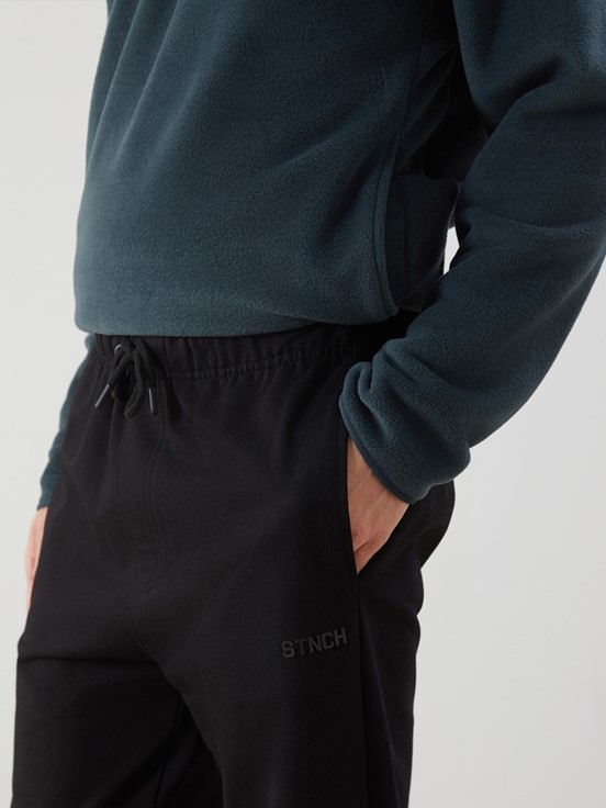 Standart Kalıp Erkek Jogger Eşofman Altı YENİ SİYAH