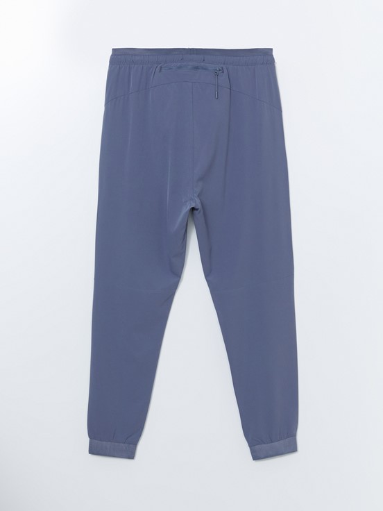Slim Fit Erkek Jogger Eşofman Altı İNDİGO